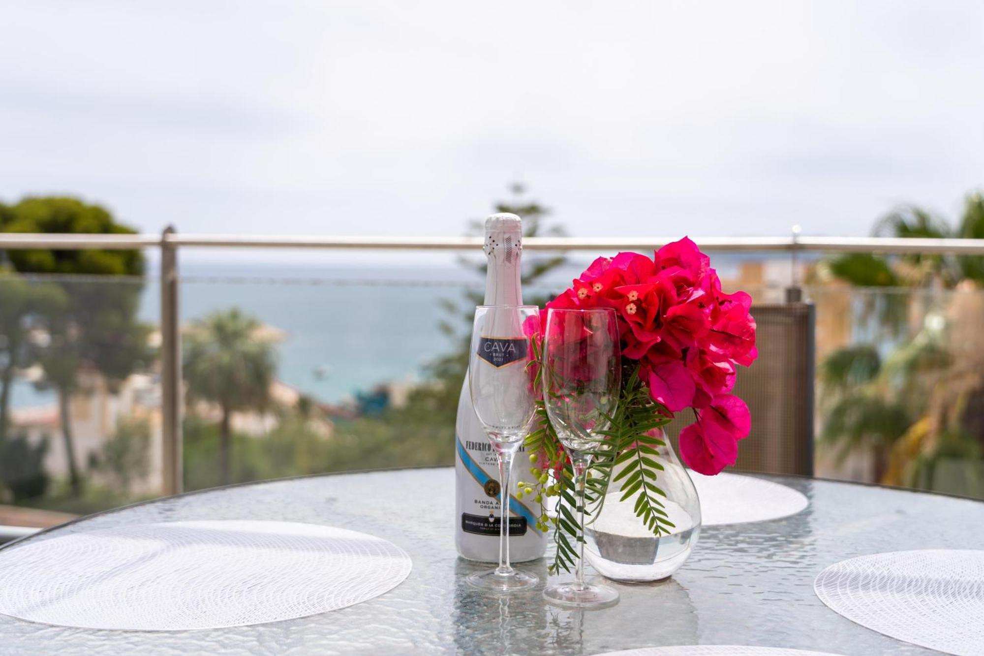 Javea Port Townhouse With Amazing Sea Views & Communal Pool Villa Luaran gambar