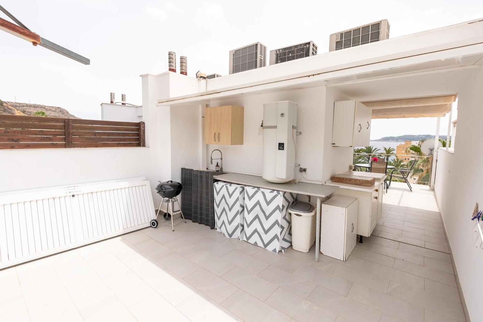 Javea Port Townhouse With Amazing Sea Views & Communal Pool Villa Luaran gambar