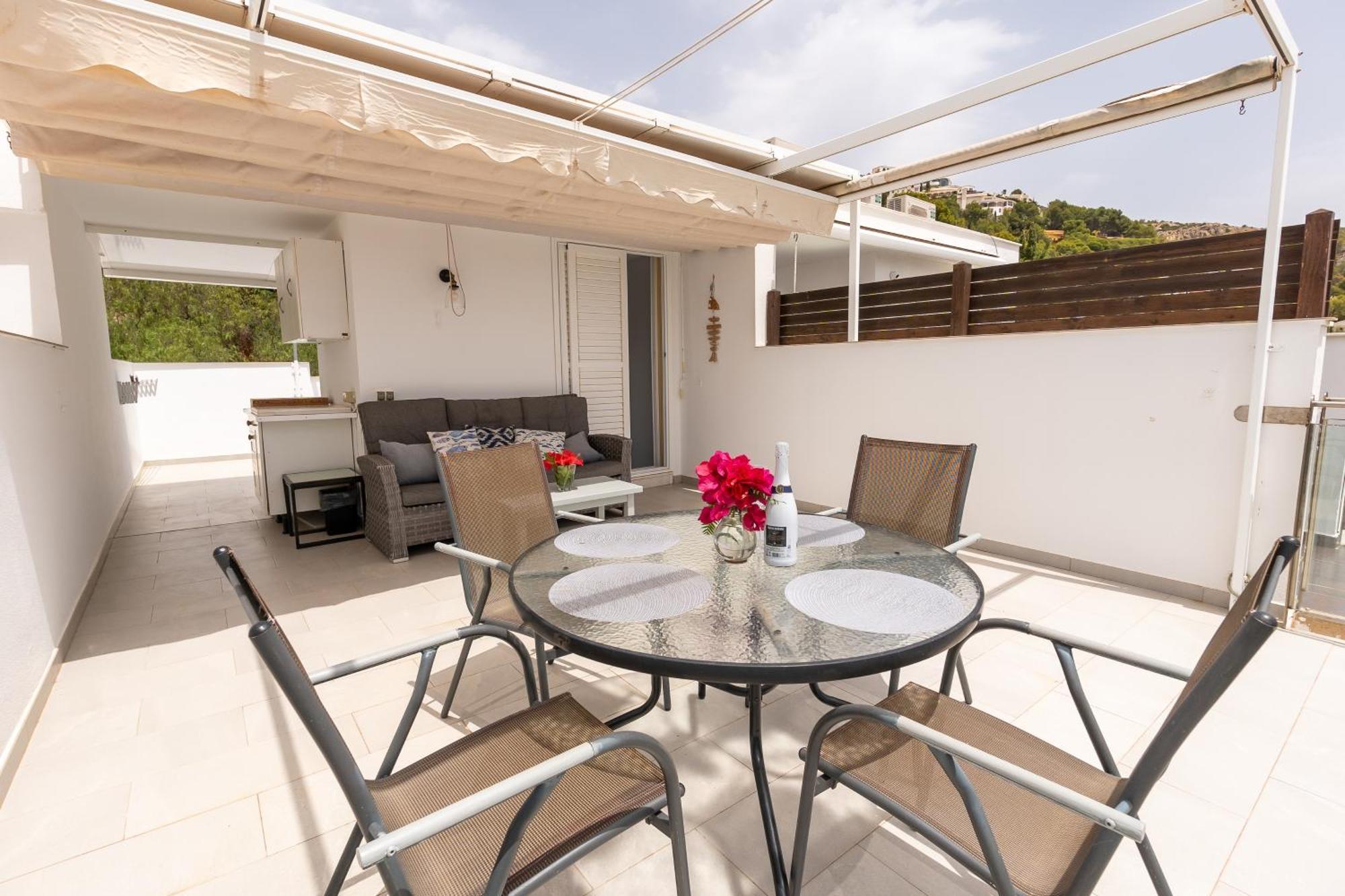 Javea Port Townhouse With Amazing Sea Views & Communal Pool Villa Luaran gambar